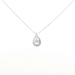 K18WG Dây chuyền kim cương 0.05CT - Hàng hiệu Chính hãng