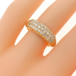 Nhẫn kim cương Pavé K18YG 0.52CT - Hàng hiệu Chính hãng 852715