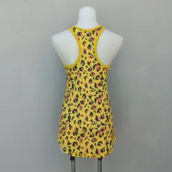 Áo thể thao ba lổ họa tiết màu vàng 932385