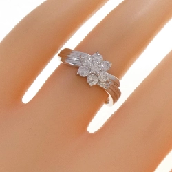 Nhẫn kim cương hoa PT900 0.50CT - Hàng hiệu Authentic 853569