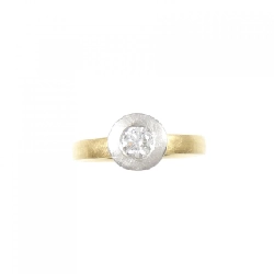 Nhẫn kim cương K18YG/PT900 0.297CT - Hàng hiệu Authentic 853730