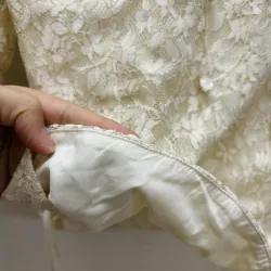 Set váy lụa phối áo ren sang trọng mặc đi tiệc đi chơi đều đẹp 990181