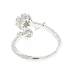 Nhẫn kim cương hoa K18WG 0.46CT 670115