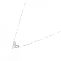 K18WG Dây chuyền kim cương hình trái tim 0.25CT - Hàng hiệu Chính hãng 858188