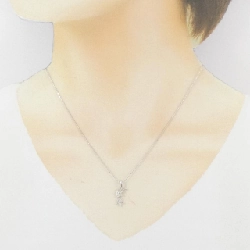 K18WG Hoa Tai Kim Cương Dây Chuyền 0.26CT - Hàng hiệu Chính hãng 861293