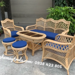 Sofa mây phòng khách hiện đại giá rẻ 551009