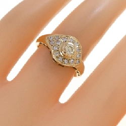 Nhẫn kim cương K18YG 0.125CT - Hàng hiệu Chính hãng 855213