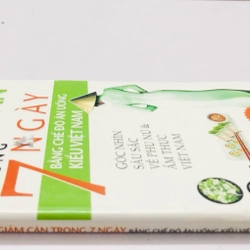 GIẢM CÂN TRONG 7 NGÀY - sách in màu, 170 trang, nxb: 2016 360125