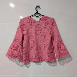 Áo Ren Hoa Sợi Móc Shein 720668