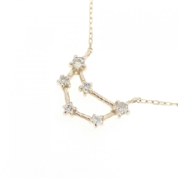 K10YG Bạch Dương Dây Chuyền Kim Cương 0.07CT - Hàng hiệu Chính hãng 863628