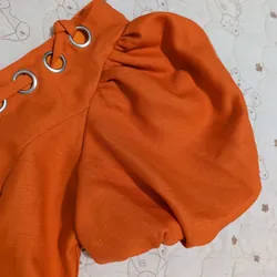 Váy liền xoè tay bồng cut-out  604961