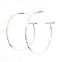 Bông tai hình vòng T của Tiffany - Hàng hiệu Authentic 843286