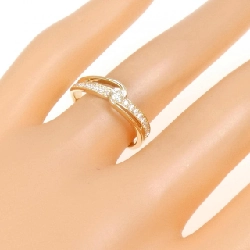 Nhẫn kim cương K18YG 0.130CT 670038