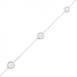 K18WG Vòng tay kim cương 1.00CT - Hàng hiệu Chính hãng 873478