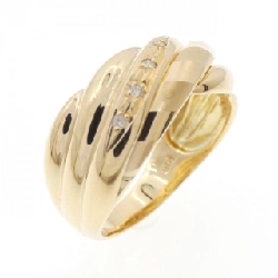 K18YG Nhẫn Kim Cương - Hàng hiệu Chính hãng