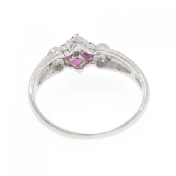 Nhẫn Ruby Hoa PT900 - Hàng hiệu Chính hãng 850414