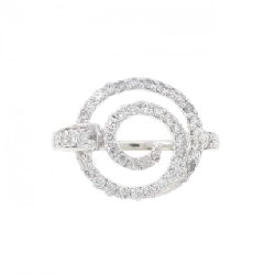 Nhẫn kim cương K18WG 0.52CT 670392