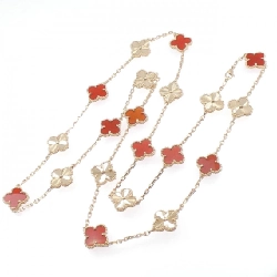 Vòng cổ Van Cleef & Arpels Vintage Alhambra 20 Motif - Hàng hiệu Authentic 842780