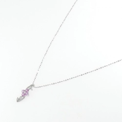 K18WG Hoa Sapphire Dây Chuyền - Hàng hiệu Chính hãng 859029