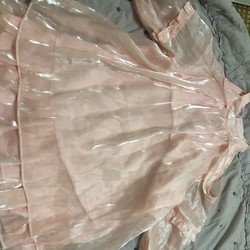 váy babydoll hồng nữ và váy công chúa trắng bồng 184793