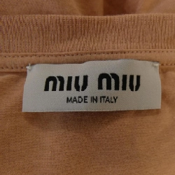 MIU MIU MIU MIU Logo Label MJN484 S232 1YXU Áo thun - Hàng hiệu Chính hãng 825217