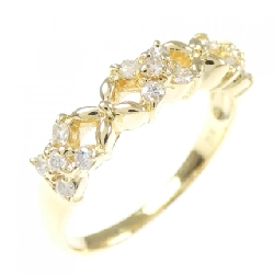 Nhẫn kim cương K18YG 0.21CT