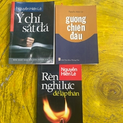 COMBO NGUYỄN HIẾN LÊ- Ý CHÍ SẮT ĐÁ- GƯƠNG CHIẾN ĐẤU- RÈN NGHỊ LỰC ĐỂ LẬP THÂN