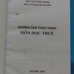 SÁCH HƯỚNG DẪN THỰC HÀNH BÀI TẬP THUẾ  111262