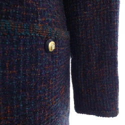 【Mã giảm giá】【Cổ điển】Áo khoác không cổ CHANEL 639047