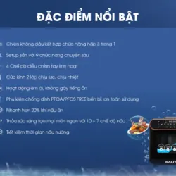 KALITE STEAM PRO 15L – CHIÊN HƠI NƯỚC 3IN1 GIỮ MỌI MÓN MỌNG NƯỚC & GIÒN RỤM! 718154