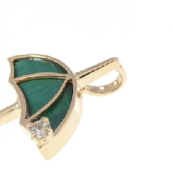 K14YG Ô dù Malachite Mặt dây chuyền - Hàng hiệu Chính hãng 864559