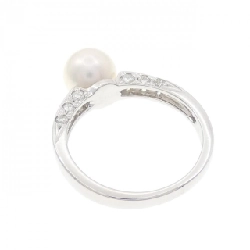 Nhẫn ngọc trai Akoya K18WG 7mm - Hàng hiệu Authentic 854696