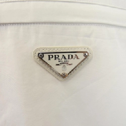 Áo sơ mi ngắn tay PRADA với logo tam giác UCS503 SOOO 1XV2 - Hàng hiệu Chính hãng 897172