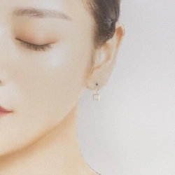 Bông tai kim cương K18YG 0.08CT - Hàng hiệu Chính hãng 872467