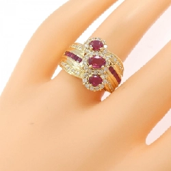 Nhẫn Ruby K18YG 1.57CT - Hàng hiệu Chính hãng 851119