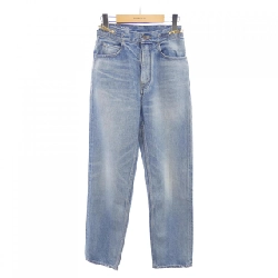 Quần jeans denim wash màu thép CELINE Margaret 2N814634R