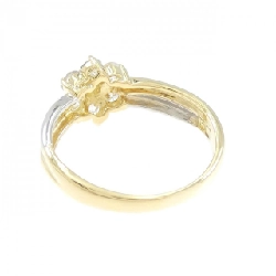 Nhẫn kim cương hoa K18YG/PT900 0.53CT 668300