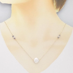 K10YG Ngọc trai nước ngọt Dây chuyền - Hàng hiệu Authentic 856833