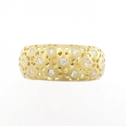 Nhẫn kim cương 750YG 0.31CT - Hàng hiệu Authentic 854769