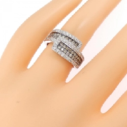 Nhẫn kim cương K18WG/K18BG 0.35CT - Hàng hiệu Authentic 853838