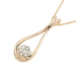 K18PG/PT900 Dây chuyền kim cương hoa 0.93CT - Hàng hiệu Authentic 846325