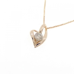 K18PG Dây chuyền trái tim kim cương 0.10CT - Hàng hiệu Chính hãng 857209