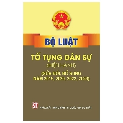 Bộ Luật Tố Tụng Dân Sự (Hiện Hành) (Sửa Đổi, Bổ Sung Năm 2019, 2020, 2022, 2023) - Quốc Hội