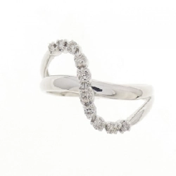 Nhẫn kim cương K18WG 0.14CT 670068