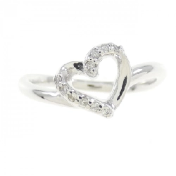 Nhẫn kim cương hình trái tim K18WG 0.05CT 672920