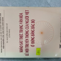 KHẢO SÁT THỰC TRẠNG VĂN HÓA LỄ HỘI TRUYỀN THỐNG CỦA NGƯỜI VIỆT Ở ĐỒNG BẰNG BẮC BỘ