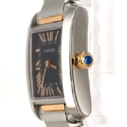 Cartier Tank Française SM PG Combo - Hàng giới hạn Giáng sinh 2009 W5010001 SSxPG Quarts - Hàng hiệu Authentic 875510