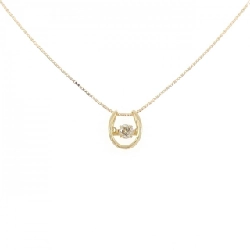 Dây chuyền kim cương K18YG 0.13CT - Hàng hiệu Authentic