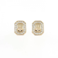 Khuyên tai logo HW Harry Winston - Hàng hiệu chính hãng