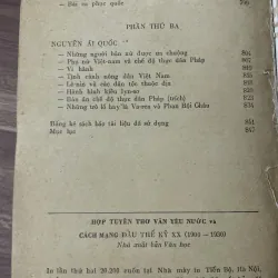 HỢP TUYỂN THƠ VĂN YÊU NƯỚC THƠ VĂN YÊU NƯỚC và CÁCH MẠNG ĐẦU THẾ KỶ XX 1900 - 1930 748023